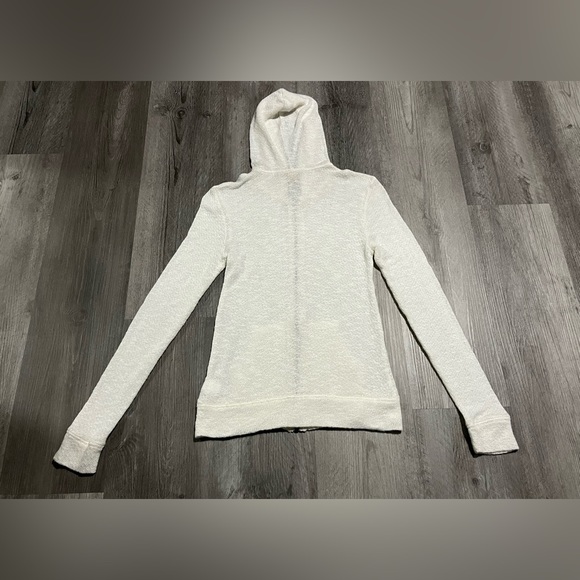 Mudd Ivory Zip Up Hooded Jacket - Sz Youth 14 (Girls XL) - Picture 2 of 8